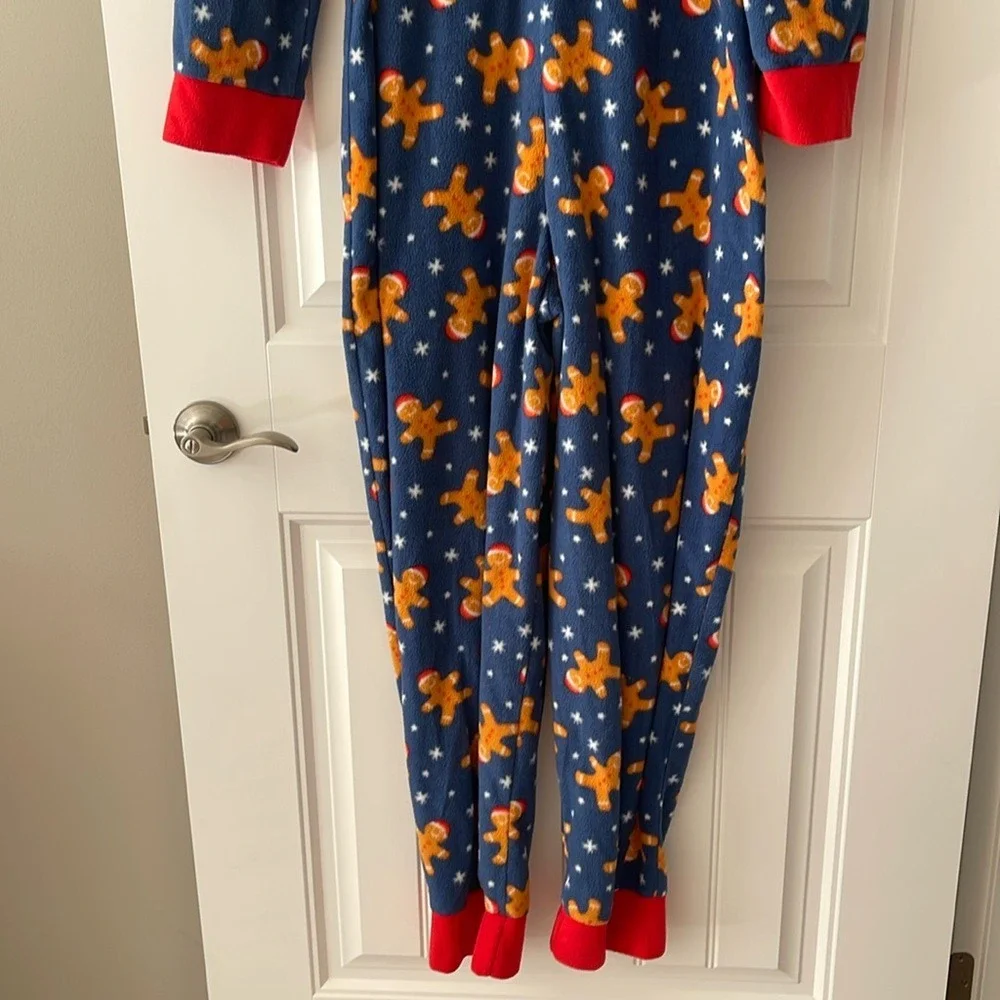 Jammies‎ by Hip Style Gingerbread Holiday Christmas Onesie Pajamas L